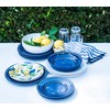 Abode Homewares Madison newWave Microwave Safe Premium Melamine Salad Plate,