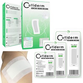 Cutiderm Sterile Wound Dressing, Large Sizes, Pack of 30