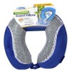 Cloudz Comfort Gel Memory Foam Travel Neck Pillow - Blue