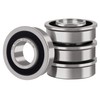 XiKe 4 Pack Flanged Ball Bearings 5/8" x 1-3/8" x