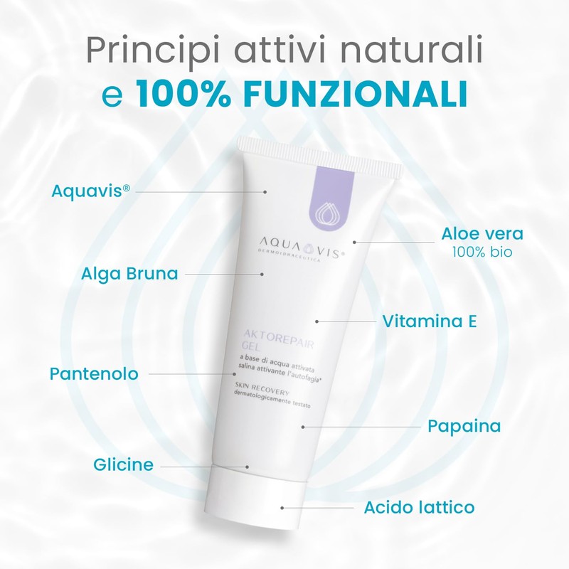 Aquavis® Aktorepair Gel Regenerating Gel for Damaged and Dry Skin