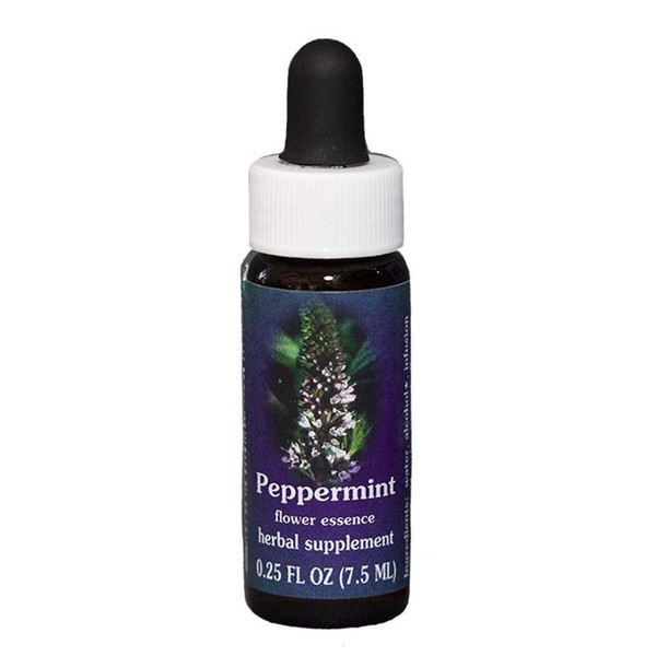 Flower Essence Services Peppermint Dropper Herbal Supplements, 0.25 Ounce