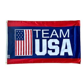 USA Olympic Team Hanging Banner Flag 3x5ft Flag Man Cave Garage Sports