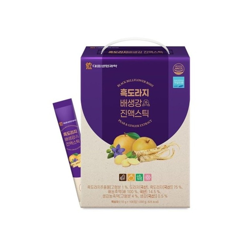 Daewoong - Black bellflower pear ginger essence stick 10g x