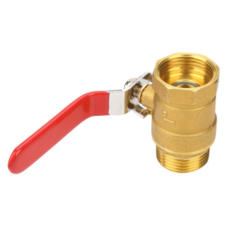 Brass Ball Valve 1" BSP DN25 Level Handle Male and