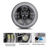 JESUO PAIR 7" inch Round LED Headlights High/Low Beam For