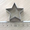 Nagao Cookie Cutter, Stainless Steel, Star, Large, Medium, Small, 3