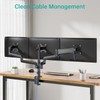 WALI Triple Monitor Mount for 13-27 inch Screens, Adjustable 3