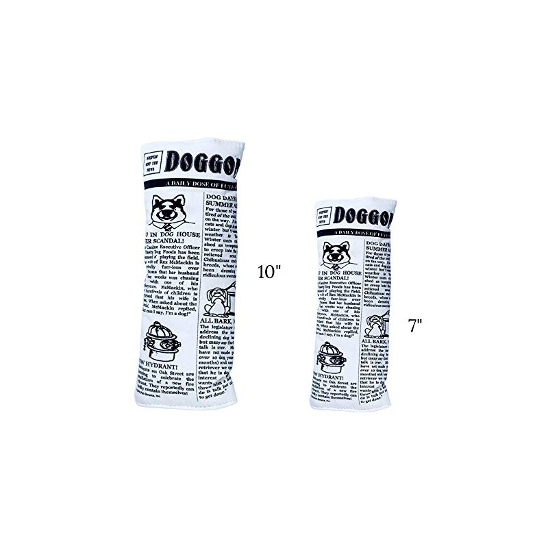 Pet Qwerks Plush Interactive Dog Toys - Newspaper Squeaker Toy