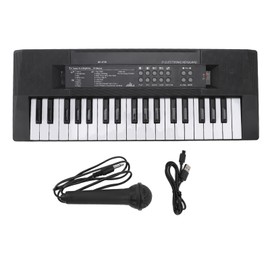 Kids Piano Keyboard 37 Keys Portable Electronic Keyboard Early Educational Music Learning Toy with Microphone for 3 to 5 Year Old Boys and Girls