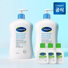 Gentle 젠틀 바디워시 리프레싱 (산뜻한향) 1L 2개+크림 10g 3개 Gentle Body Wash Refreshing (Cool Scent) 1L 2pcs + Cream 10g 3pcs