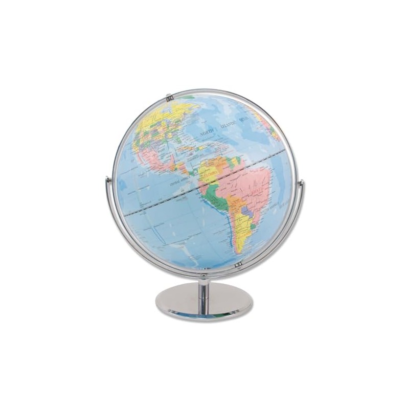 Advantus 12 Inch Desktop World Globe with Blue Oceans (30502),13