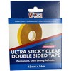 Stix2 Double Sided Polyester Ultra Sticky Clear Tape, 12mm x