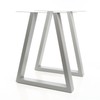 Table Runners Table Frame Industrial Trapezoid Set of 2 Steel