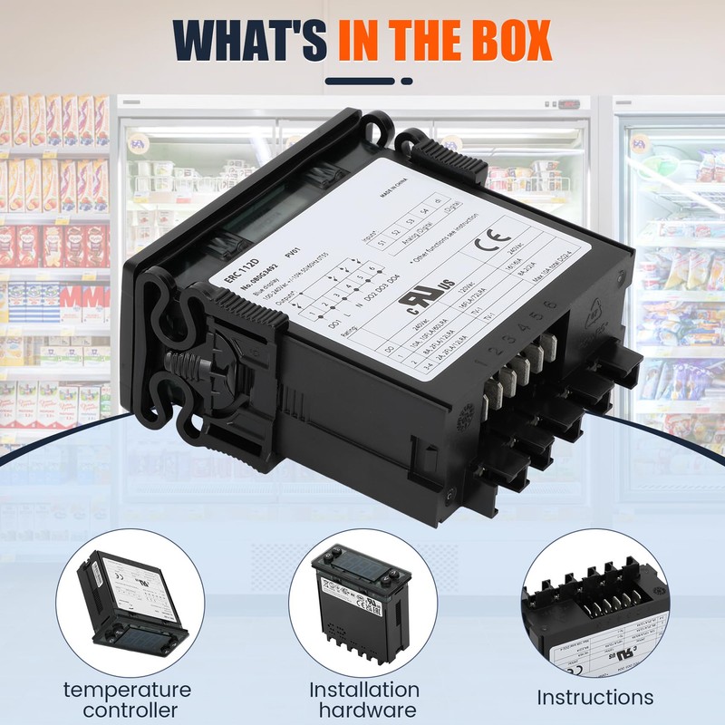 ERC112D Temperature Controller Kit, New BEV Air 00C30-123D-03 Temperature Controller