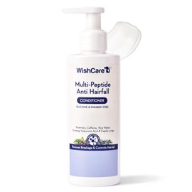 WishCare Multi Peptide Anti Hairfall Conditioner - for Women & Men -Hair Conditioner for Frizzy Hair- Rice Water, Rosemary, Capilia Longa, Hyaluronic Acid & Caffeine 200ml