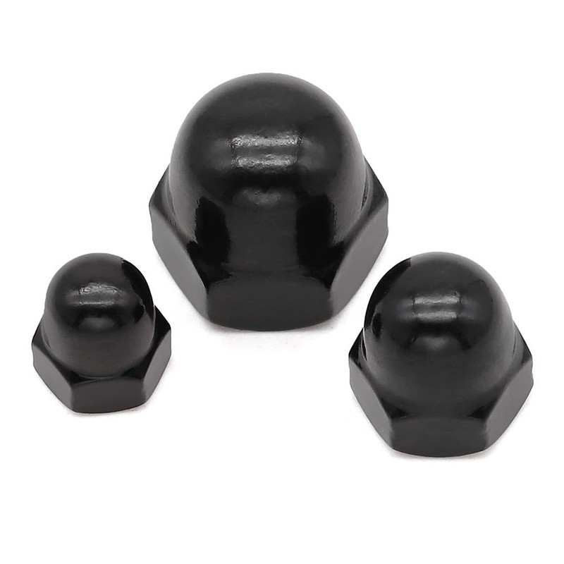 RoyceMart 1/2-13 (10 Pack) Stainless Steel Cap Nuts, Acorn Cap