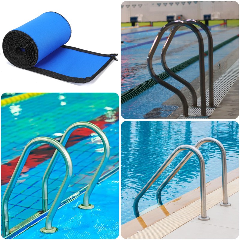 Ciweisah Pool Handrail Covers Slip Resistant Rail Grip Swim Railing