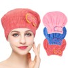 AUTOWT Toallas para Secar el Cabello, 3 Pcs Turbante Microfibra