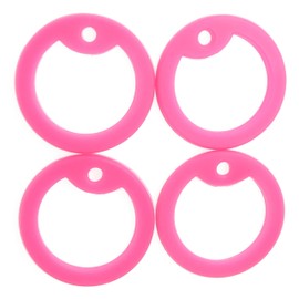 Yippo Accessories Pink Silicone Military Army Navy Air Force USMC Dog Tags Rubber Silencers - Pack of 4