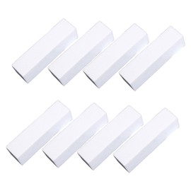 Vaguelly 20pcs White Foam Nail Buffer Sponge Files for Manicure Professional Nail Polisher Blocks Suitable for Enthusiasts and Salon Use