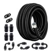EVIL ENERGY 6AN PTFE Fuel Line Kit,E85 Nylon Braided Fuel