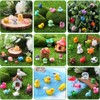 DIYDEC Pack of 150 Mini Resin Animals, Mini Figures Colourful
