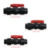 JAGETRADE 20mm/25mm/32mm Water Pipe Quick Valve Connector PE Tube Ball