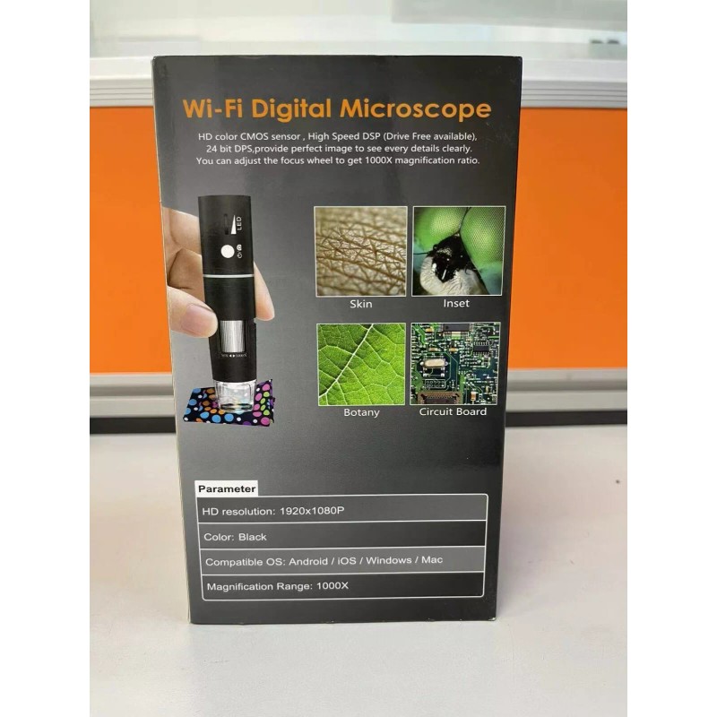 ROTEK Digital Microscope, ROTEK WiFi USB Microscope Camera 1000x Zoom