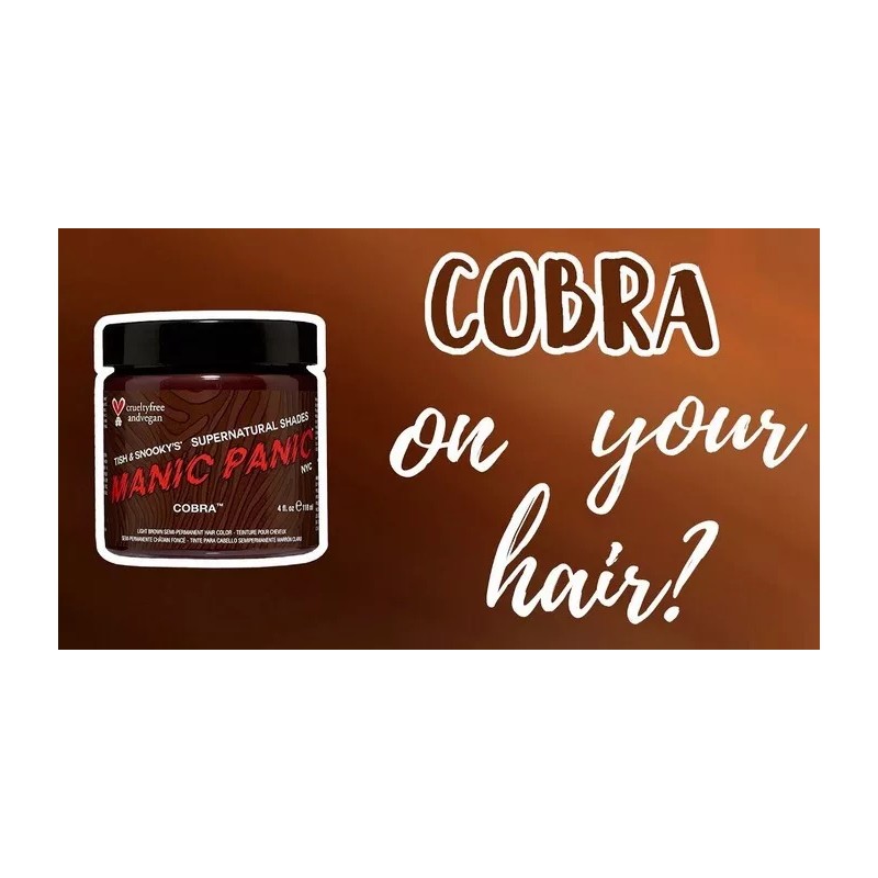 Manic Panic Tinte Manic Panic Cobra! 118ml. Supernatural Shades. Café