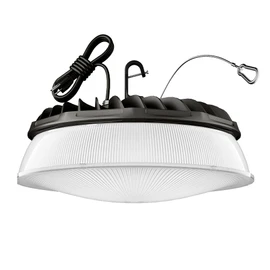 Elaruslux 200W UFO LED High Bay Light with Diffuser 28,000lm 5000K LED High Bay Lights AC110-277V 5' Cable with Plug Waterproof UFO Lights for Garage Shop Gym Factory