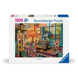 Ravensburger The Sewing Shed 1000 Piece Jigsaw Puzzle for Adults - 12000334 - Handcrafted Tooling, Made in Germany, Every Piece Fits Together Perfectly
