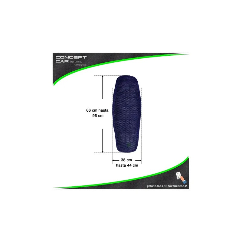 Funda Cubre Asiento Malla Para Moto Termica Universal Xl F1