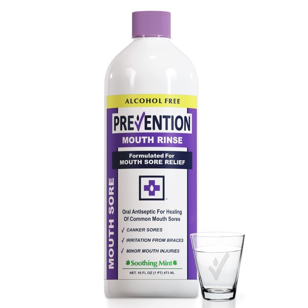Prevention Mouth Sore Mouthwash | Alcohol Free | Canker Sore Treatment