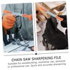SHINEOFI Chainsaw File Set Essential Hand Tool for Wood Metal