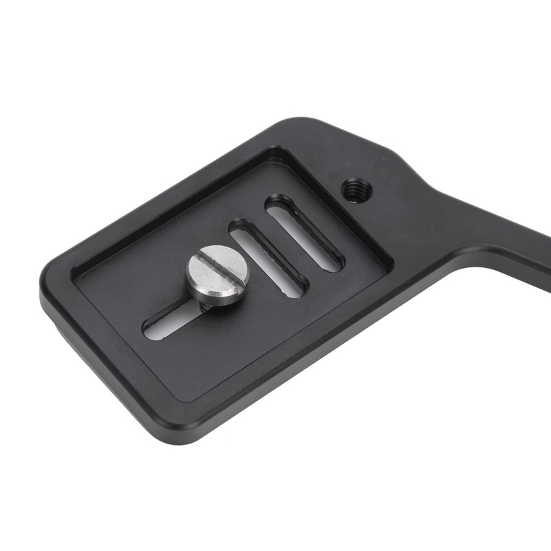 Aluminium Alloy Camera Flashlight Tripod Bracket with Dual 1/4in Screw