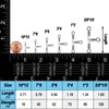 Dr.Fish 20 Pack 3-Way Fishing Swivels with Glow Beads Barrel
