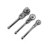 3 Piece Stubby Flexible Swivel Head Flex Head Ratchet Set-