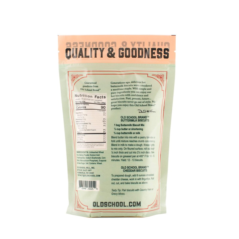Old School Brand Buttermilk Biscuit Mix - Makes 12-15 Biscuits