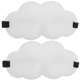 minkissy Cloud Sleeping Eye Mask Lightweight Sleep Mask for Daily Use for Office Workers Students Soft Chinlon Cloth Memory Comfort for Naps and Travel