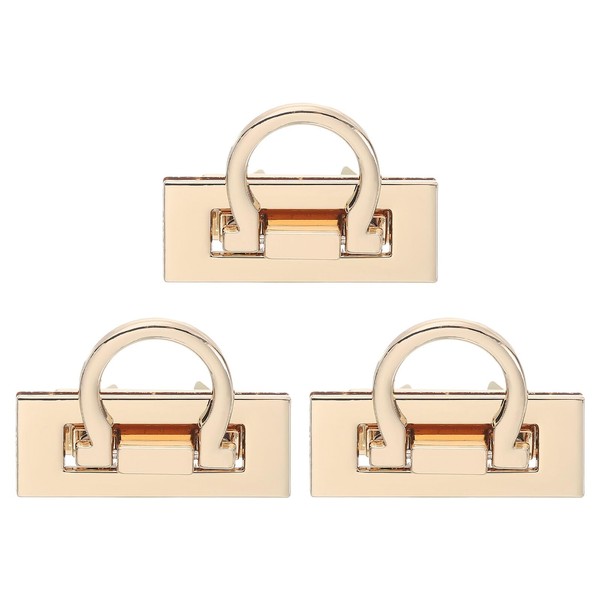 uxcell 3Set Turn Lock Clasp, Press Lock Clasp Closure Twist