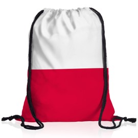 style3 Poland Gym Bag Backpack Rucksack Bag Sports Bag Festival Championship Poland Flag Fahne Uni School bunt