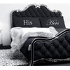 60 Second Makeover Limited His and Hers Black Pillowcase Couples