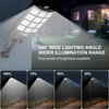 Atoechie 4-Pack Solar Outdoor Lights, 20000lm Motion Sensor Dusk to