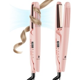MiroPure 360° Airflow Styler Curling Iron Titanium Flat Iron Hair Straightener