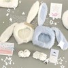 Plush Rabbit Ear Kigurumi Cap & Pants Set [For 3.9