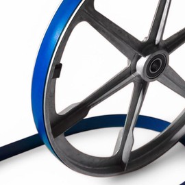 Blue Max Ultra Duty Urethane Saw Tires For Baileigh Bsv-12 Saw DIY Durability Elasticity Industrial Metalworking Performance Replacement Rubber Smooth Tool Upgrade Wear-Resistant Woodworking