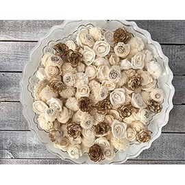 Mini Sola Wood Flowers Random Assortment - 50 Pack