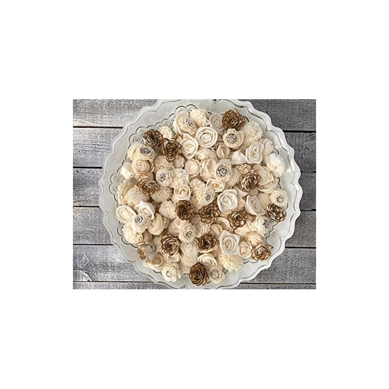 Mini Sola Wood Flowers Random Assortment - 50 Pack