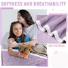 SmoothNovelty 4 Pcs Hospital Bed Sheets Set, Soft Knitted Standard